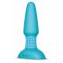 b-Vibe - roterende parels, oplaadbare anale vibrator (turquoise)