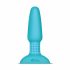 b-Vibe - roterende parels, oplaadbare anale vibrator (turquoise)