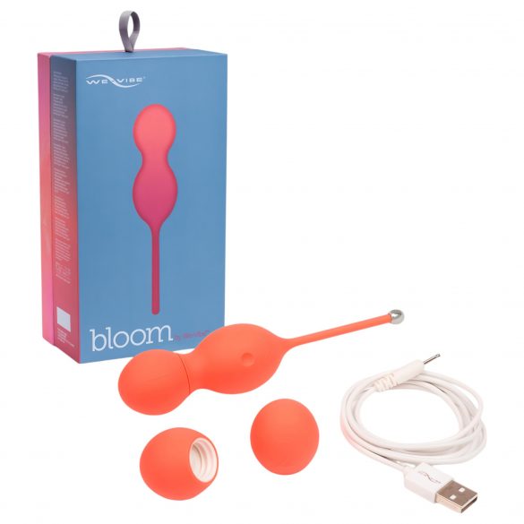 We-Vibe Bloom - Kegelballen met verwisselbare gewichten (oranje)