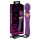 Javida Dubbel - massager vibrator (paars)