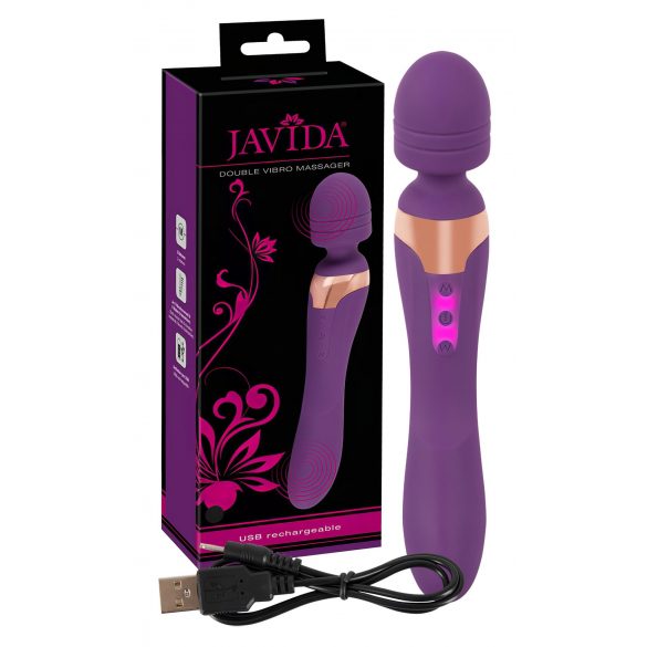 Javida Dubbel - massager vibrator (paars)