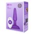 b-Vibe Trio - 3-motorige anale vibrator (paars)