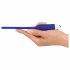 You2Toys - HOLLOW SILICONEN URINEBUIS VIBRATOR - BLAUW (7mm)