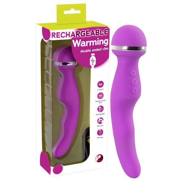 You2Toys - Verwarmd - Oplaadbare Massager Vibrator (roze)