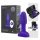 b-Vibe Rimming - roterende kralen anale vibrator (paars)