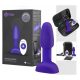 b-Vibe Rimming - roterende parel anale vibrator (paars)