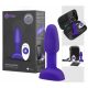 b-Vibe Rimming - roterende kralen anale vibrator (paars)