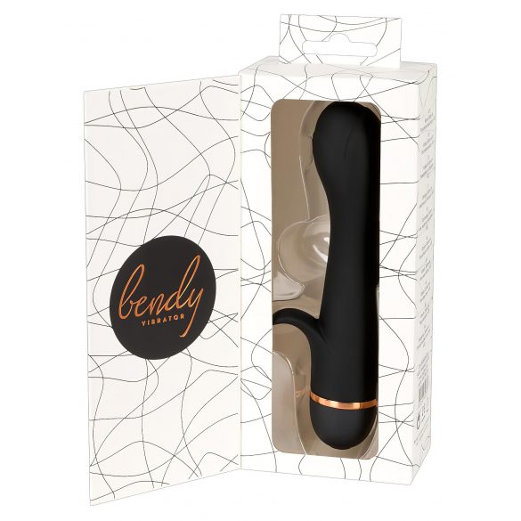 You2Toys - Bendy Tulp - siliconen vibrator (zwart)