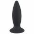 Black Velvet S - oplaadbare beginners anaal vibrator - klein (zwart)