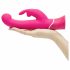 Happyrabbit G-plek - waterdicht, herlaadbare vibrator met clitorisstimulator (roze)