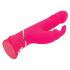 Happyrabbit Thrusting - oplaadbare, met clitorisstimulator duw vibrator (roze)