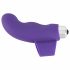 SMILE vinger - golvend siliconen vinger vibrator (paars)