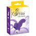 SMILE vinger - golvend siliconen vinger vibrator (paars)