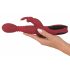 You2Toys Massager - duwende-roterende, verwarmde G-spot vibrator (rood)