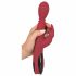 You2Toys Massager - duwende-roterende, verwarmde G-spot vibrator (rood)