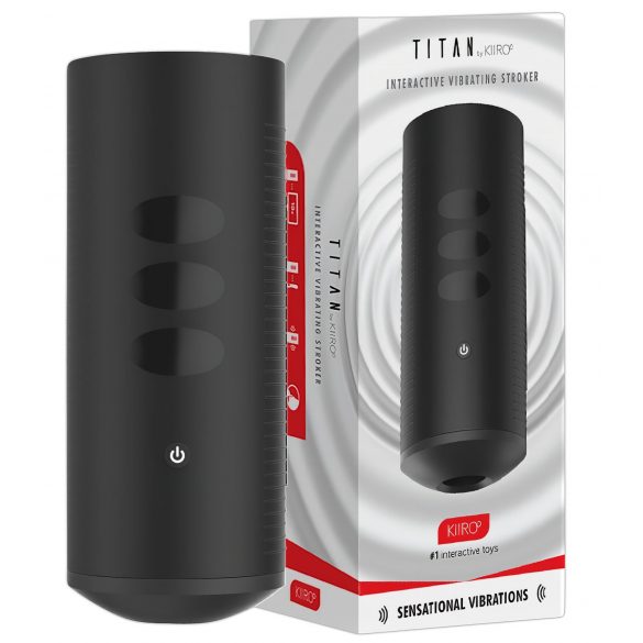 Kiiroo Titan - Interactieve Masturbator (zwart)