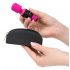 PalmPower Pocket Wand - mini massager vibrator (roze-zwart)