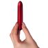 Scarlet Velvet - mini lipstick vibrator (10 ritmes) - rood