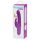 Happyrabbit Realistisch Dun - herlaadbare vibrator met clitorisstimulator (paars)