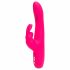 Happyrabbit Curve Slim - waterdichte, oplaadbare vibrator met clitorisstimulator (roze)