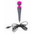 PalmPower Wand - massage vibrator met powerbank (roze-grijs)