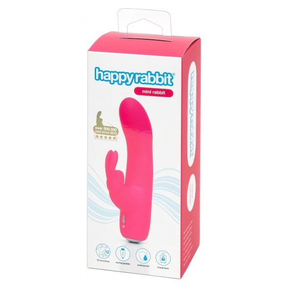 Happyrabbit Mini - oplaadbare vibrator (roze)