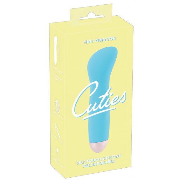 Cuties Mini Blauw - oplaadbare G-spot vibratie (turkoois)