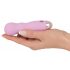 Cuties Mini Roos - oplaadbare, golvende vibrator (roze)