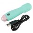 Cuties Mini Wand - oplaadbare kleine vibrator (groen)