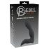 Rebel - Oplaadbare prostaatvibrator met penis (zwart)