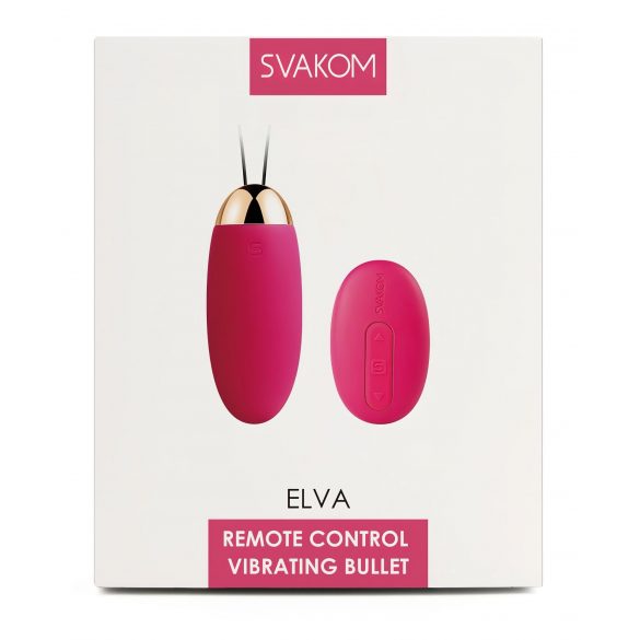 Svakom Elva - oplaadbaar, afstandsbediening vibratie-ei (rood)