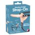 You2Toys - Strap-On - Oplaadbare Dubbele Vibrator (Natuurlijk)