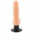 Nature Skin M - realistische zuignap vibrator met ballen (natuurlijk)