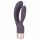 You2Toys Elegant Double - oplaadbare, clitorisstimulator vibrator (donkerpaars)