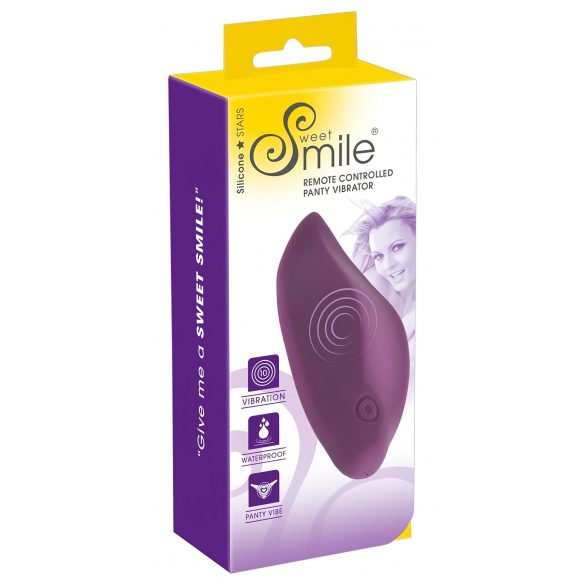 SMILE Slip - oplaadbare, draadloze, waterdichte clitoris vibrator (paars)