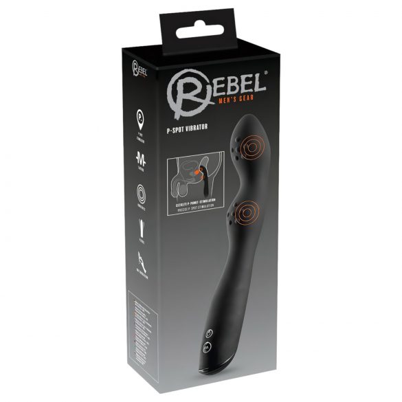 Rebel P-Spot - Dual motor prostate vibrator (zwart)