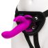 Happyrabbit Strap-On - paarse konijns-vibrator