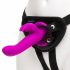 Happyrabbit Strap-On - paarse konijns-vibrator