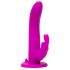 Happyrabbit Strap-On - paarse konijns-vibrator