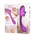 You2Toys - 2-functie Vibrator - oplaadbare clitoris- en vaginale vibrator (paars)