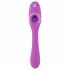 You2Toys - 2-functie Vibrator - oplaadbare clitoris- en vaginale vibrator (paars)