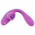 You2Toys - 2-functie Vibrator - oplaadbare clitoris- en vaginale vibrator (paars)