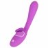 You2Toys - 2-functie Vibrator - oplaadbare clitoris- en vaginale vibrator (paars)