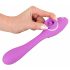 You2Toys - 2-functie Vibrator - oplaadbare clitoris- en vaginale vibrator (paars)