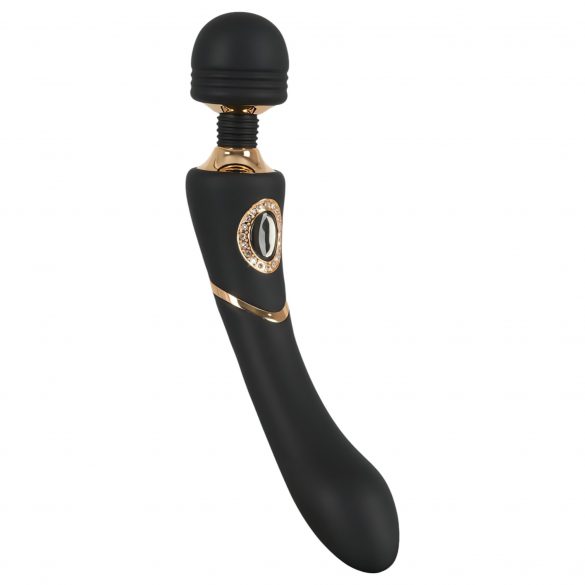 Cleopatra Wand - oplaadbare, waterdichte massage vibrator (zwart)