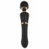 Cleopatra Wand - oplaadbare, waterdichte massage vibrator (zwart)