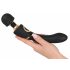 Cleopatra Wand - oplaadbare, waterdichte massage vibrator (zwart)