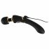 Cleopatra Wand - oplaadbare, waterdichte massage vibrator (zwart)