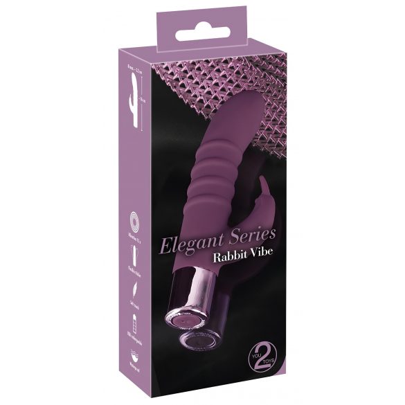 Konijn Vibe - oplaadbare G-spot vibrator (paars)