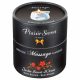 Plaisirs Secrets Rood Hout - massagekaars (80ml)